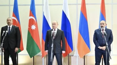 Putin, Aliyev ve Paşinyan, Soçi’de bir araya geldi