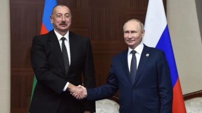 Putin ve Aliyev Astana’da bir araya geldi