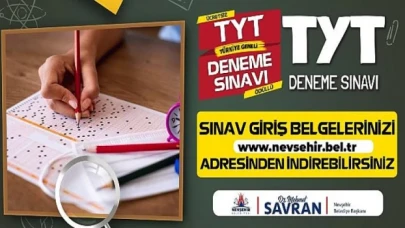 TYT Deneme Sınavına Katılacak Öğrenciler İçin Sınav Giriş Belgeleri Erişime Açıldı