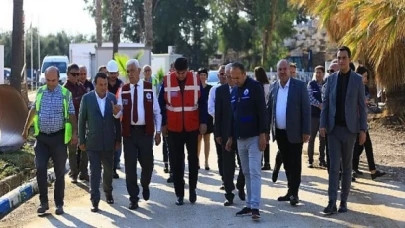 Başkan Gürün, Fethiye’deki altyapı çalışmalarını inceledi