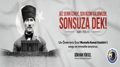 Kartal Belediye Başkanı Gökhan Yüksel'den 10 Kasım mesajı