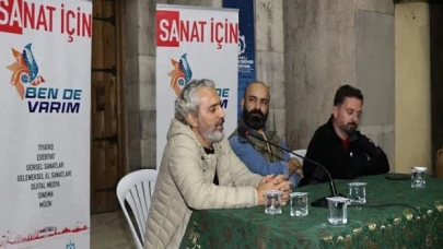 Sanat İçin Ben De Varım öğrencileri eğitimlerine devam ediyor