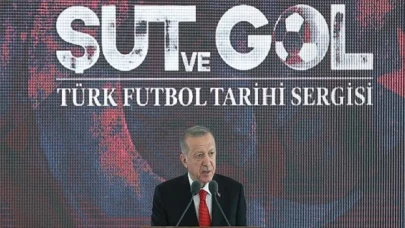 “Şut ve Gol: Türk Futbol Tarihi Sergisi”, Cumhurbaşkanı Erdoğan tarafından açıldı