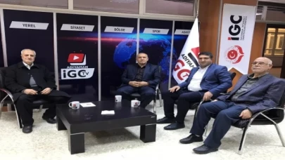 Adıyaman Belediyesi eski başkanı Kırmızı’dan İGC’ye ziyaret