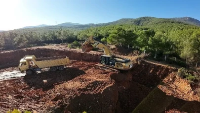 Aski, Karacasu Yazır’da Gölet Genişletme Çalışmasına Başladı