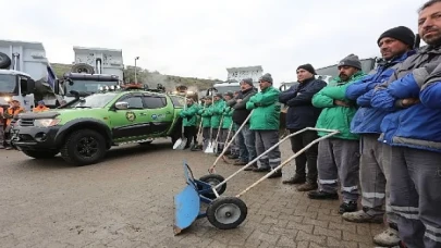 Canik Belediyesi ilçede kar yağışları öncesi tüm hazırlıklarını tamamladı