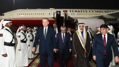 Cumhurbaşkanı Erdoğan, FIFA Dünya Kupası finali için Katar’a gitti