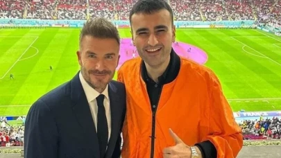 'CZN Burak' Katar'da David Beckham ile buluştu