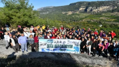 Doğanın içinde yöresel lezzetleri tattılar