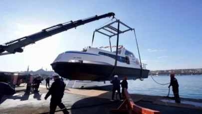 Elektrikli deniz taksileri işbaşında