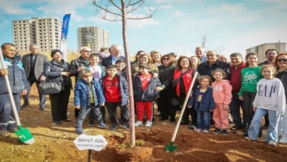 Gaziantep’te 5 bin metrekarelik alan ağaçlandırıldı