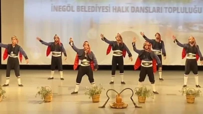 İnegöl Belediyesi Halk Dansları Topluluğu Kıbrıs’ı Salladı