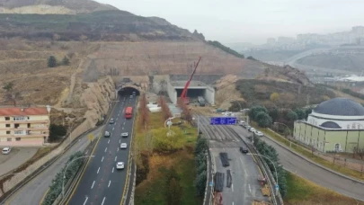 Kuzey Ankara Tüneli’ndeki ışık göründü