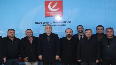 Nevşehir Belediye Başkanı Dr. Mehmet Savran’dan Yeniden Refah Partisi İl Başkanı Altınışık’a Hayırlı Olsun Ziyareti