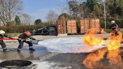 Sakarya İtfaiyesi’nden yangından korunma eğitimi