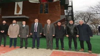 Samsun Milletvekili Av. Orhan Kırcalı Canik Belediye Başkanı İbrahim Sandıkçı Yatırımları İnceledi