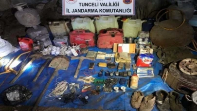 Sonbahar Kış Ablukası’nda Tunceli’de 14 sığınağa imha!