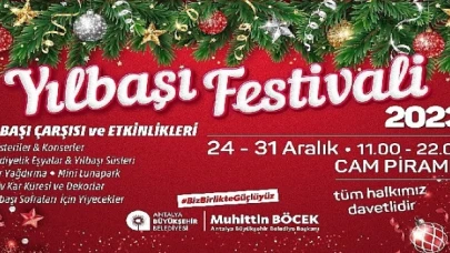 Yeni yıl eğlencesi Antalya Büyükşehir’in yılbaşı festivalinde yaşanacak