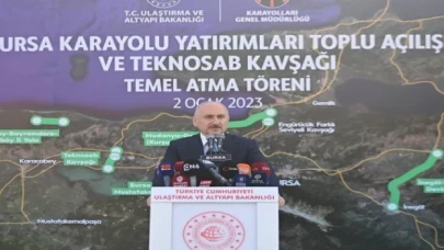 Bakan Karaismailoğlu’ndan Bursa’da 7 ayrı karayolu yatırımına toplu açılış