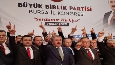 BBP Bursa’da Başkan Filizli güven tazeledi