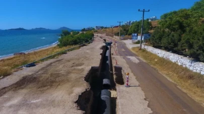 Bodrum’un kanalizasyon hattında yüzde 93 tamamlandı