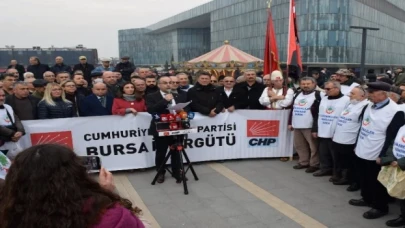 Bursa’da CHP’lilerden maaş zamlarına ’meydan’ tepkisi