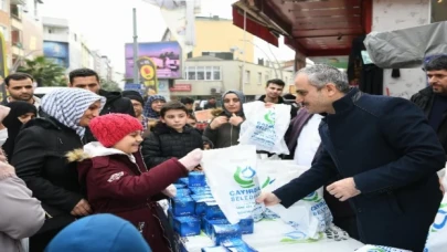 Çayırova’da vatandaşlara kandil simidi