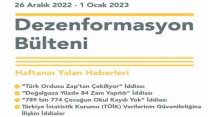 İletişim yeni ’dezenformasyon’ları bültenledi