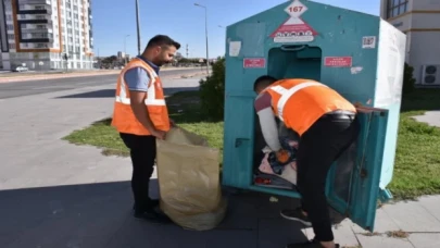 Kayseri Kocasinan 228 ton kıyafeti geri döndürdü