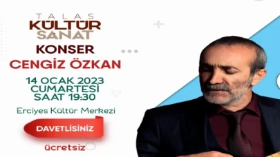 Kayseri Talas’ta Cengiz Özkan heyecanı