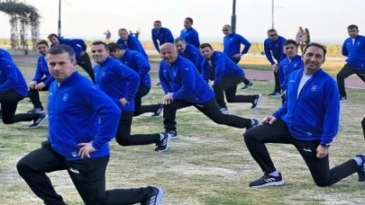 Konak’ta zabıta düzenli spora başladı