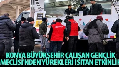 Konya Büyükşehir Çalışan Gençlik Meclisi’nden Yürekleri Isıtan Etkinlik