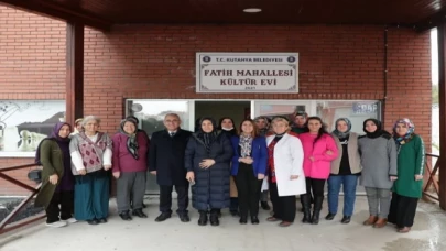 Kütahya Belediyesi üreten kadınlara konuk oldu