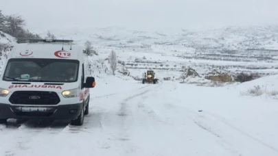 Malatya’da karla mücadele sürüyor