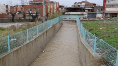 Manisa’da derelerdeki ıslahlar olası taşkınları önlüyor