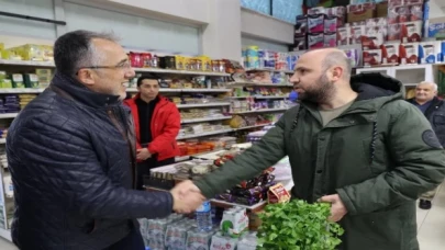 Mehmet Savran’dan esnaf ziyareti