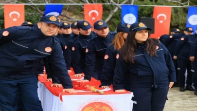 Muğla Büyükşehir’de itfaiye erleri yemin etti