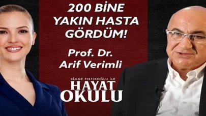 Prof. Dr. Arif Verimli; “Öğrencilik hayatımda kaldığım tek ders psikiyatri”