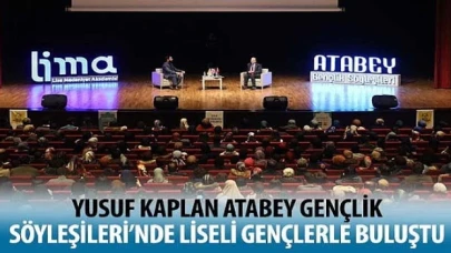 Yusuf Kaplan Atabey Gençlik Söyleşileri’nde Liseli Gençlerle Buluştu