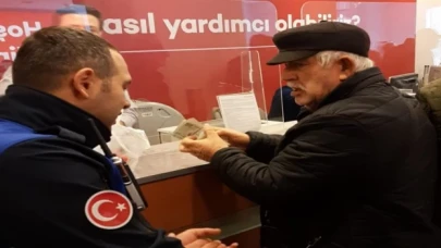 Zabıta sağ olsun... Kaybettiği maaşına bir kaç saatte kavuştu!