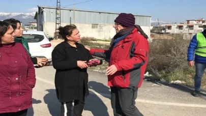 Başkan Eriş deprem bölgesinde