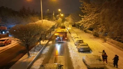 Başkent’te kar seferberliği