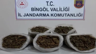 Bingöl’de 3 kilogram esrar ele geçirildi