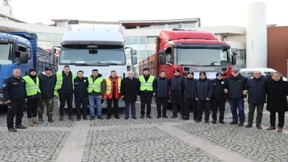 Burhaniye’den Deprem Bölgesine Yardımlar Devam Ediyor