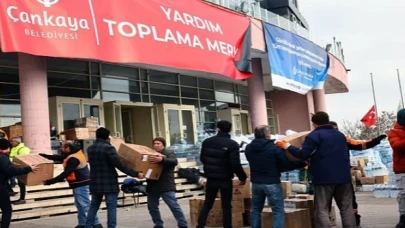 Çankaya Belediyesi Beş Günde 156 İnsanı Yardım Aracı Gönderdi