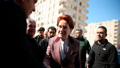 Deprem bölgesinde konuşan Akşener: Acilen hijyen düzeneği kurulmalı, çöpler toplanmalı