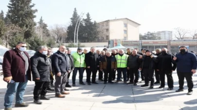 Deprem bölgesindeki temizliğe Kayseri damgası