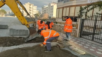 Doğalgaz Çalışmasında Bozulan Yollar Yenileniyor