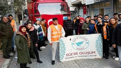 Egede Oluşum Derneği Depremzedeleri Yalnız Bırakmıyor