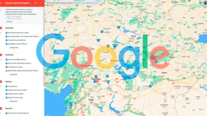 Google'dan deprem sonrası güvenli bölgeler haritası